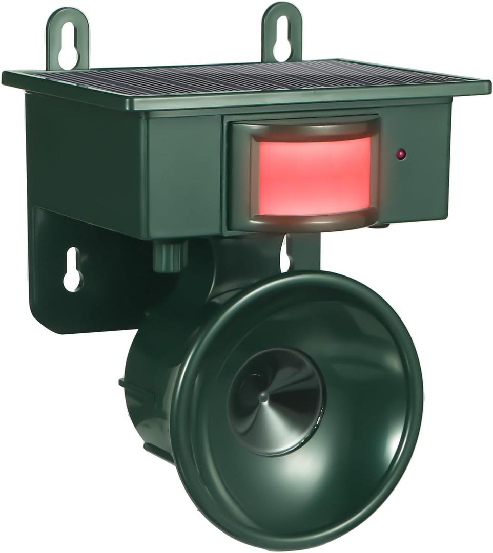 2025 Solar Ultrasonic Bird Repellent Devices Bird Deterrents for Outside Pigeon Repeller Outdoor Animal Repellent Outdoor to Keep Woodpecker Pigeon Out of Balconies Patio Garden Farm