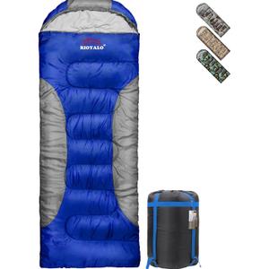 5°F Cold Weather Sleeping Bags for Adults Camping | Big and Tall Winter Sleeping Bag w. Compression Sack for Backpacking, Hiking | Waterproof, Portable | Camouflage
