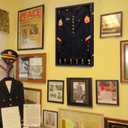 KCRasan Military Uniform Display Case - Police Uniform Display Frame - Uniform Shadow Box Wall Cabinet with Uv Protection Acrylic Door for Collection Military Uniform Black