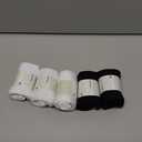 CS CELERSPORT 6 Pack Men's Ankle Socks with Cushion, Sport Athletic Running Socks (L)