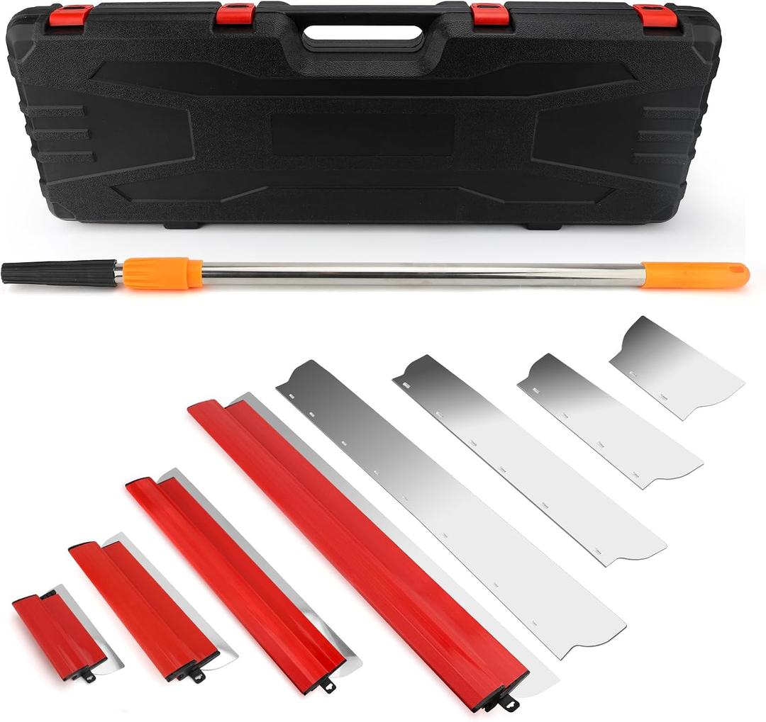Drywall Skimming Blade Set with Portable Case