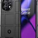 Case for OnePlus 11 Case, One Plus 11 5G PHB110 Case, Military Grade Shockproof Heavy Duty Rugged TPU Cover and Camera Lens Protection Phone Case for OnePlus 11 5G Black