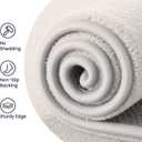 Sour Lemon Area Rugs 9x12 for Living Room Bedroom, Large Carpet White Rug