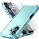 for iPhone 17 Case [Shockproof] [Dropproof] [Heavy Duty Protection] [Pocket-Friendly] Slim & Tough Non-Slip Protective Phone Cover for iPhone17 6.3inch, Mint Green