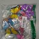 Feather Butterfly Set of 12 Clip on Artificial Butterflies for Crafts Christmas Butterfly Ornament Butterflys Flower Bouquet Christmas Tree Decorations for Floral Wedding Decor (Multi Color)