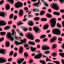 Hot Pink Leopard Print Peel and Stick Wallpaper Self Adhesive Removable Vinyl Contact Paper for Wall Countertop Cabinet Drawer Bedroom Bathroom Decor 15.7x39.4 inch