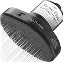 Qure Shower Filter Head for Hard Water, healthier Hair, Skin & Nails, Reduces 99% Chlorine, High Pressure Showerhead, Improve your Beauty and Skincare Routine, Dermatologist-approved - Black
