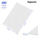 ABS Plastic Sheet 12"x18"x1/8" White 2-Pack