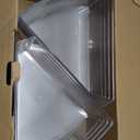 Lazy Susan Cabinet Organizer Bins for 26"/ 28"/ 32" Diameter Corner Organizer, Plastic Cabinet Storage Bin, 1/8 Wedge - Food Safe, BPA Free, with Non-Slip Pads (for 28" Diameter, 8 Pack)