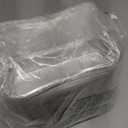 Spare Essentials (100 Pack) Aluminum and Plastic Containers Disposable Foil Pans for Takeout, Baking, Freezing, Food Storage - Aluminum Pans, To Go Containers with Sporks