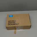 Veise Fingerprint Door Lock with 2 Lever Handles - Keyless Entry Door Lock, Electronic Keypad Deadbolt, Digital Smart Code & Front Handle Sets, Auto-Locking, Easy Installation, Satin Nickel