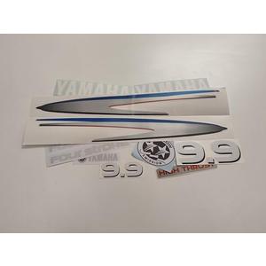 411 Decals Aftermarket Replacement for Yamaha 9.9 Four Stroke (2002-2006) Outboard Decal Sticker Set