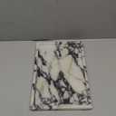 100% Real Luxury Natural Marble Vanity Tray Genuine Calacatta Viola Marble Stone Storage Trays for Home Decor Bathroom Vanity Dresser Kitchen, Non-Resin/Non-Ceramic, 11.7" x 7.8"