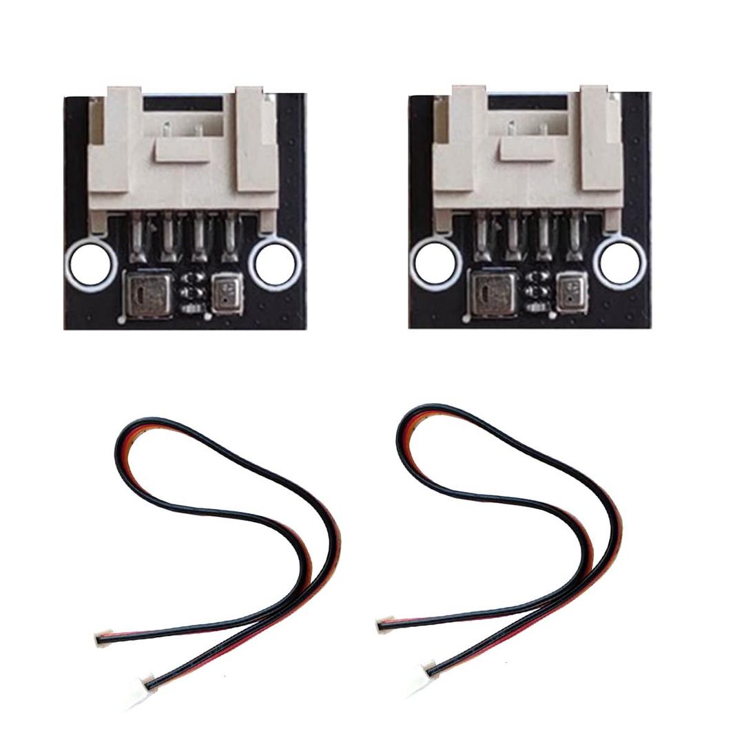 HiLetgo 2pcs AHT20 BMP280 High Precision Digital Temperature Humidity Atmospheric Pressure Sensor IIC I2C with Cable DC2-5V