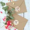 4 x 500Pcs Thanksgiving Label Stickers Roll Thank You Envelope Seals Stickers Fall Leaf Pumpkin Adhesive 1.5inch Round Labels Wrapping Paper for Card Gift Bags Decor Cute Cartoon 2 Designs