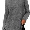 XIEERDUO Women's Workout Tops Long Sleeve Shirts Sun Protection UPF 50+ Quick Dry Shirts for Hiking Running (Dark Grey, XL)