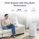 Levoit Air Purifiers for Home Large Room Up to 2933 Ft With HEPA Sleep Mode, AHAM VERIFIDE, Smart WIFI, PM2.5 Monitor, 3-in-1 Filter For Smoke, Pet Allergies, Dust, Alexa Control, Core 600S-P, White