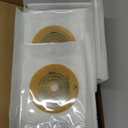 Carbou 21 PCS Ostomy Supplies Colostomy Bags Two Piece Drainable Pouches with Closure 12", Ileostomy Stoma Care,Cut-to-Fit(15pcs Bags+6pcs Barrier)