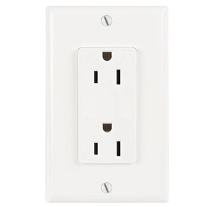 MOES Smart USB Wall Outlet Receptacle with Type-C & Type-A Charger, 2.4GHz Wi-Fi in-Wall Plug Socket, Remote Individual Control On/Off 15Amp, NO Hub Required
