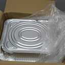 VISCOO 60 Pack Aluminum Pans - 9x13 Inch Disposable Foil Pans Baking Aluminum Trays, Food Grade Heavy Duty Tin Foil Pans for Baking, Roasting, Cooking, Meal Prep and Freezer, Steam Tables