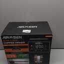 AIRMSEN Coffee Maker with Grinder, 5-Cup Grind and Brew, Programmable