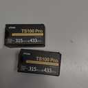 XTOOL TPMS Sensors TS100, 315/433 MHz 2-in-1 Tire Pressure Monitoring Sensors for TP150, Metal Screw-in Valves, (1 Pair)