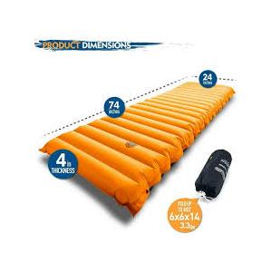 Extra Thickness Inflatable Sleeping Pad with Built-in Pump, Most Comfortable Camping Mattress for Backpacking, Car Traveling and Hiking, Compact and Lightweight - Airlive2000