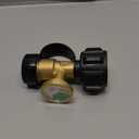 DOZYANT Propane Tank Gauge Level Indicator Leak Detector Gas Pressure Meter Universal for RV Camper, Cylinder, BBQ Gas Grill, Heater and More Appliances-Type 1 Connection