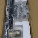 KMaiPem Kitchen Island Lighting, 3 Lights Linear Farmhouse Chandelier, Black and Gold Dining Room Light Fixture with Glass Shades, Modern Industrial Pendant Lights