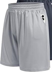 BOOJO 1 Pack Athletic Gym Mens Shorts - Workout Black Quick Dry Basketball Shorts with Pockets for Running Casual Activewear, X-Large