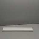 BlindsAvenue Cellular Honeycomb Cordless Shade, 9/16" Single Cell, Light Filtering, White, Size: 23" W x 72" H (Cotton)