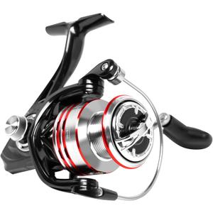 Wofhbey Spinning Reel, Ultralight Surf Fishing Reel, 17.6 lbs Max Drag Power, 5.2:1 Gear Ratio, 7+1 Ball Bearings, Perfect for Saltwater Freshwater Ice Fishing, Shadowcaster-3000