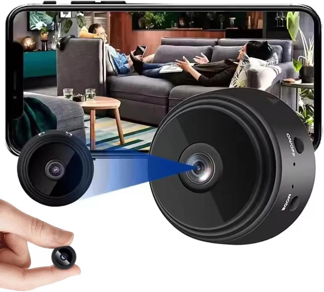 Mini Spy Camera Hidden Camera Video Recorder Room Camera WiFi Home Security Camera Night Vision Live Feed Playback Phone App Control