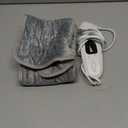 Deepsoon Heating Pad,Electric Heating Pads for Back,Neck,Abdomen,Moist Heating Pad for Shoulder,Knee,Arms,Legs,Dry/Moist Heat & Auto Shut Off,Christmas Gifts for Men and Women,Light Gray,24x12 Inch