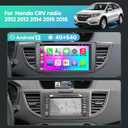 4G+64G Car Radio Stereo for Honda CRV 2012 2013 2014 2015 2016 Android 13, 9 Inch IPS Touch Screen CRV Car Stereo with Wireless Carplay/Android Auto, DSP, Bluetooth, Backup Camera, SWC, Built-in GPS