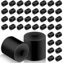40 Pcs Black Rubber Spacers, Multi Purpose Rubber Spacer 3/4Inch OD x 1/4Inch ID x 3/4Inch Thickness, Rubber Bushing Anti Vibration Spacer Thick Rubber Washers for Vibration, Bolts, Home, Car Accessor
