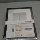 upsimples 8x10 Picture Frame Set of 5, Display Pictures 5x7 with Mat or 8 x 10 Without, Wall Gallery Photo Frames, Black