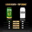 Liquid Death Soda-Flavored Sparkling Water - Severed Lime (Classic Lime Soda), Less Sugar*, Huge Flavor, No Caffeine, No Artificial Sweeteners, 12 Fl Oz (Pack of 12)