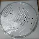 Modern LED Ceiling Light,41.3'' Dimmable Flush Mount Ceiling Lights with Remote,Acrylic Round Ceiling Lighting Fixture for Living Room Dining Room Bedroom Kitchen(White,8 Rings,80W)