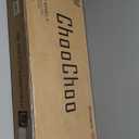 ChooChoo Corner Storage Cabinet, Small Corner Cabinet with Barn Door Design and Adjustable Shelf, Home Space Saver for Living Room, Bathroom, Kitchen, Bedroom, White