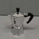 Bialetti - Moka Express: Iconic Stovetop Espresso Maker, Makes Real Italian Coffee, Moka Pot 1 Cup (2 Oz - 60 Ml), Aluminium, Silver