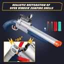 Double-barreled Toy Gun - Two Modes Realistic Soft Bullet Toy Guns Blaster with Sight - Educational Shooting Toy Shotgun - Gifts for Boys Christmas Birthday Halloween Present