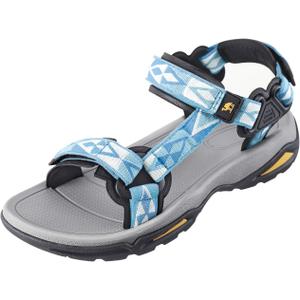 CAMEL CROWN Waterproof Hiking Sandals Women Arch Support Sport Comfortable Walking Water Sandals for Beach Travel Athletic (9, Blue New)