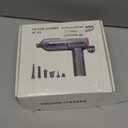 KMM Handheld Car Vacuum Cleaner, 4 in 1 Vacuum Cleaner 16000Pa Air Duster, 3-Speed Adjustable 120W High Power Vacuum Cleaner with LED Light and Multi-Nozzles for Car, Home, Office, Pet (Gray)