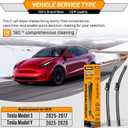 2 x AUTOBOO 26"+19" Windshield Wipers Replacement for Tesla Model 3 2017 2018 2019 2020 2021 2022 2023 2024 2025 Model Y 2020 2021 2022 2023-2025 -Original Factory Quality (Pack of 2)