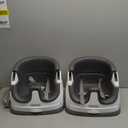 Ingenuity Baby Base 2-in-1 Booster Feeding and Floor Seat with Self-Storing Tray - Slate
