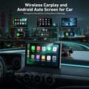 9" Wireless Carplay Screen for Car & Android Auto, OTA Updates, 4K Dash Cam + 1080P Backup Camera, Portable Touchscreen, GPS Navigation, Bluetooth, FM for All Cars