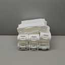 YIHATA Shoe Slots Organizer, Adjustable Shoe Stacker Storage Space Saver, Double Deck Shoe Rack Holder for Closet Organization, Thickening Quality Upgrade (16 Packs, White)