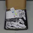 POOFZY Permanent Outdoor Lights for House,100ft RGB+IC Smart Outdoor Decor, 50 Scene Modes,App/Remote Control,IP67 Waterproof,for Christmas,Super Bowl,V-Day,Thanksgiving,Daily & Holiday Party Decor