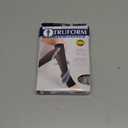 Truform Sheer Compression Stockings, 15-20 mmHg, Women's Knee High Length, Open Toe, 20 Denier, Nude, X-Large